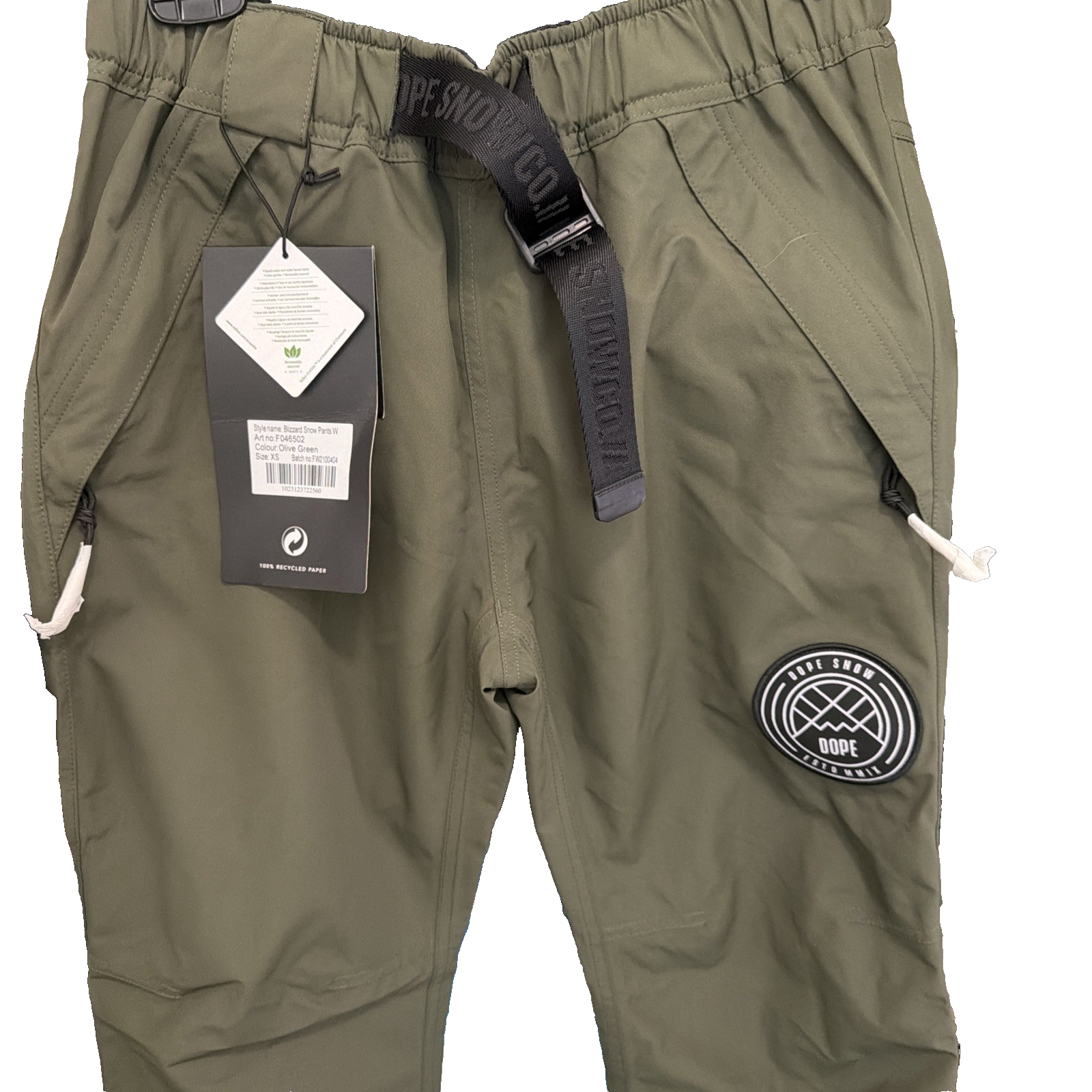 Nwt Dope Blizzard Snow Pants W Olive Green Size Xs — image 3 of 8
